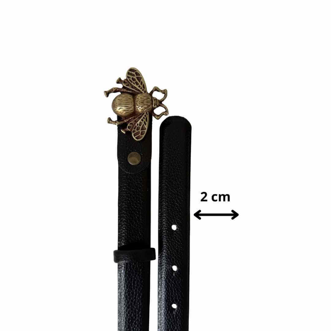 Correa abeja negra