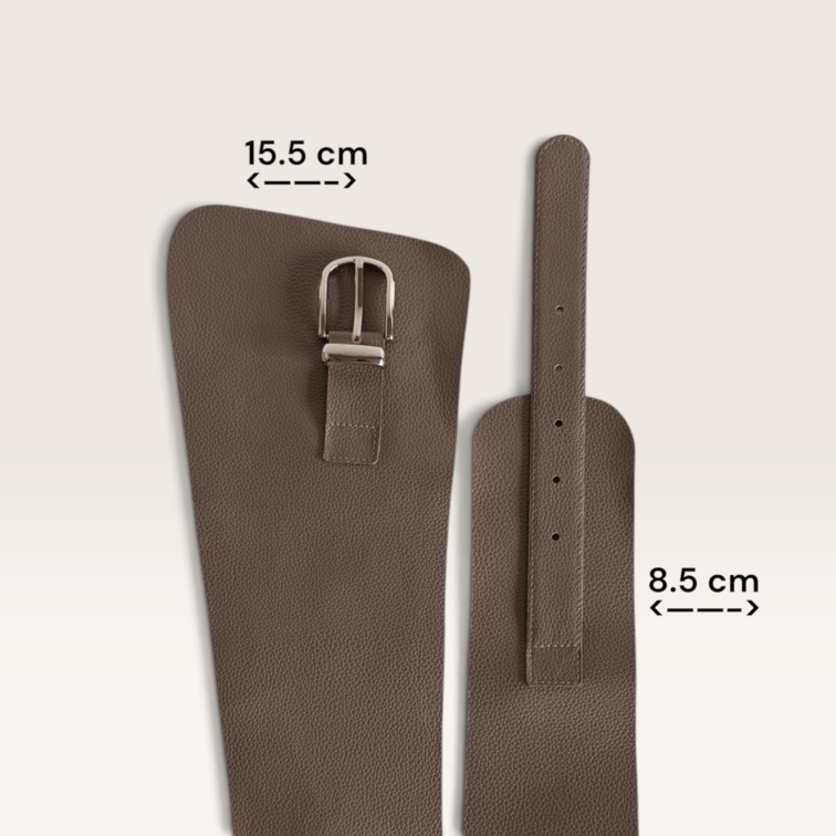Cinturón Amalfi taupe