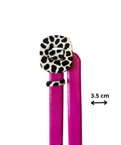 Alternative view of Correa fucsia-chita hebilla cuadrada