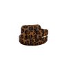 Correa leopardo cuadrada